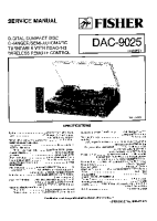 Fisher DAC-9025 - Service Manual 
